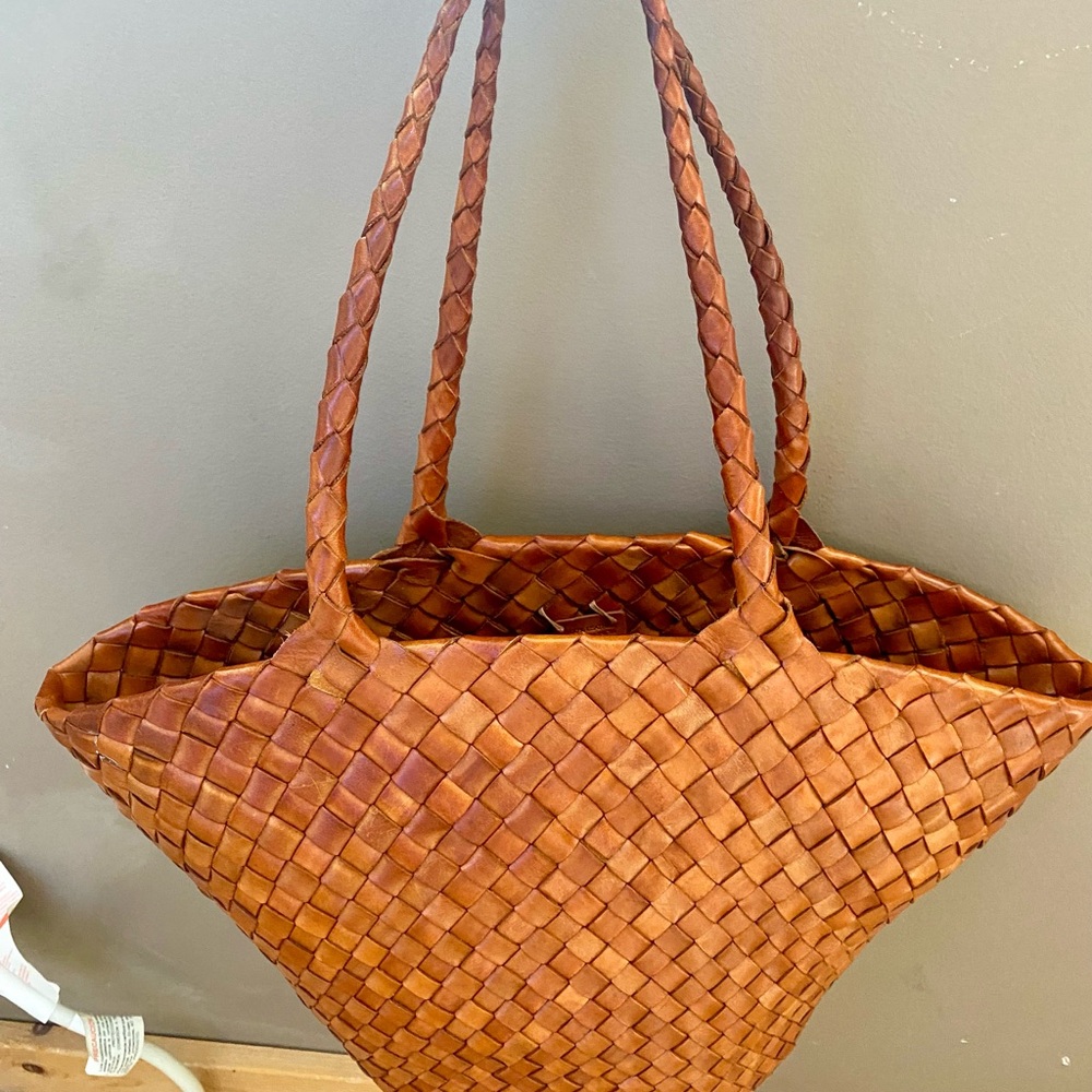 COPY - Dragon Diffusion Brown Woven Tote Bag